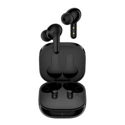 Bluetooth Handsfree Qcy T13 TWS Black Dual Driver 4-mic noise cancel. - Quick Charge 380mAh