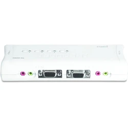 KVM Switch Trendnet TK-409K 4-Port USB Switch Kit with Audio