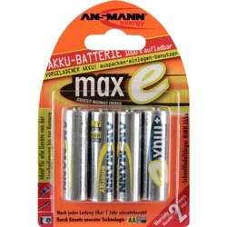 Μπαταρία Επαναφορτιζόμενη Ansmann maxE 4xAA NM 1.2V/ 2100mAh