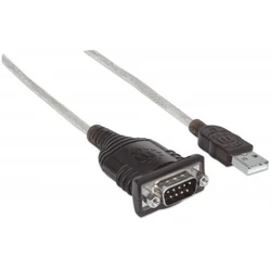 Καλώδιo Manhattan USB A to serial (RS-232) St Modul 1,80m
