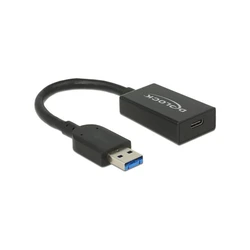 Converter Delock USB 3.0 Typ C -> Typ A St/Bu Black
