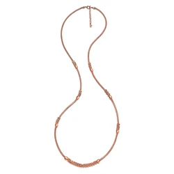 Γυναικείο Κολιέ Folli Follie 1N14T070R (45cm) από Ατσάλι Pink