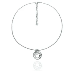 Γυναικείο Κολιέ Folli Follie 1N15F073 (40-45cm) από Ατσάλι Silver