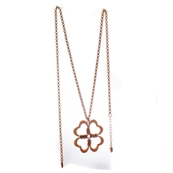 Γυναικείο Κολιέ Folli Follie 1N15T001R (45cm) από Ατσάλι Pink