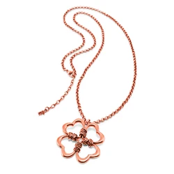 Γυναικείο Κολιέ Folli Follie 1N15T002R (45cm) Επιχρύσωση Pinkish