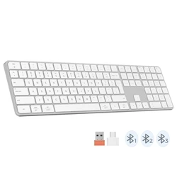 Σετ Πληκτρολόγιο & Ποντίκι Ασύρματο Meetion MT-K230MW 2.4G+ Λευκό US