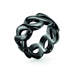 Γυναικείο Δαχτυλίδι Folli Follie 1R15T010K-54 (54) από Ατσάλι Black