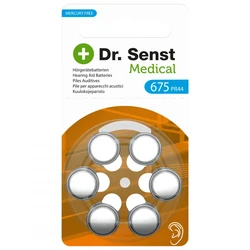 Μπαταρίες Ακουστικών Βαρηκοΐας Dr. Senst 675 (6τμχ)