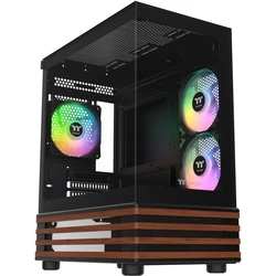 Thermaltake View 170 WS ARGB Gaming Mini Tower PC Case with Side Window - Black