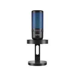 Μικρόφωνο Boya BY-K3 USB RGB Supercardioid w. shockmount (2 zones RGB)