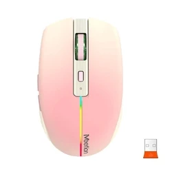 Ποντίκι Ασύρματο Meetion BTM002 Bluetooth (Ροζ)