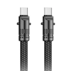Καλώδιο USB XO NB-Q288B Κράμα Ψευδαργύρου Type-C σε Type-C 60W