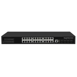 Network Switch Cudy Gs5024s4 24-Port Layer 3 Managed Gigabit With 4 10g Sfp Slots
