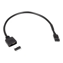 Καλώδιο Inter-Tech 1x 3pin 5V RGB -> 1x VDG connector, 20cm retail