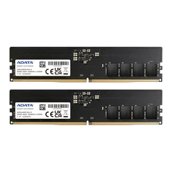 Μνήμη RAM Σταθερού DDR5 32GB Adata DIMM 4800 (2x 16 GB) Dual-Kit (Black, AD5U480016G-DT, Premier)
