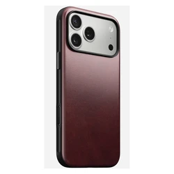 Θήκη Κινητού Nomad Modern Leather iPhone 17 Pro Max Burgundy Horween