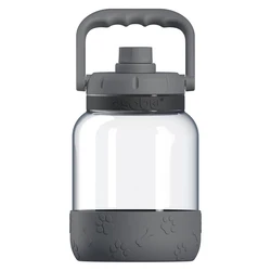 Ποτίστρα Asobu - The Barkley Dog - Tritan bottle 1.5 liters with dog gray