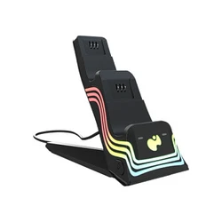 Βάση Χειριστηρίων PDP Dual Afterglow Wave Black for XBOX SeriesX