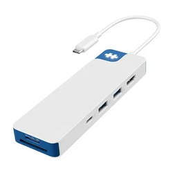 USB Hub Targus HyperDrive Flex 8 Port USB-C Hub Blue