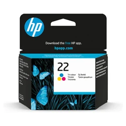 Γνήσιο Μελάνι HP 22 original C9352AE UUS tri-colour 5ml 165 pages 1-pack