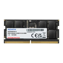 Μνήμη RAM Φορητού DDR5 16GB Adata SO-DIMM 5600 (Black, AD5S560016G-S, Premier Tray)