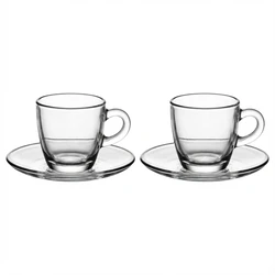 Φλιτζάνια Bialetti Moka Cup Set, Glass, Instituted, 2 Cups
