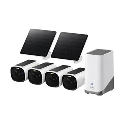 Σύστημα Παρακολούθησης eufy Cam E40 4-Cam Kit (HomeBase S380 and Solar Panel)