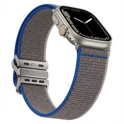 Λουράκι Premium for Apple Watch, Gray/Blue, 44mm, 45mm, 42mm (Series 1/2/3), 49mm, 46mm, GA-MAG-BNDA-P-CGBL