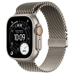 Smartwatch Apple Watch Ultra 3 Titanium Cellular 49mm Natur (Milanaise Titan natur) Medium