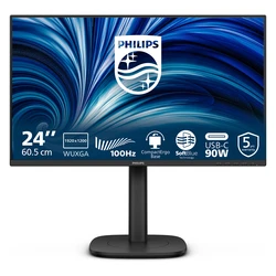 Monitor 24" Philips 24B2U3301D - Full HD, (1920x1080, 120 Hz, 1x HDMI 1.4, 1. DP 1.4, 1x DP Black