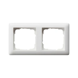 Πλαίσιο Διακόπτη GIRA - Standard 55 - frame 2-fold *pure White silk matt*