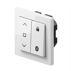 Διακόπτης Gira S3000 Blind and Timer Switch BT Arrow Symbols System 55 Pure White Glossy