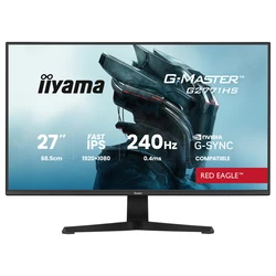 Monitor 27" (1920×1080) Iiyama G-Master G2771HS-B1 16:9 FHD Fast IPS 0,4 ms 240 Hz VESA Black