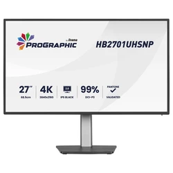 Monitor 27" (3840×2160) Iiyama ProGraphic HB2701UHSNP-B1 16:9 IPS Black 2.0 4 ms 60 Hz (96 W) KVM VESA Black