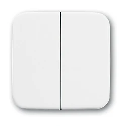 Διακόπτης Τοίχου Busch-Jaeger Reflex SI - Double rocker switch *alpinWhite*