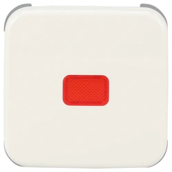 Διακόπτης Τοίχου Busch-Jaeger Reflex SI - rocker red dome *alpinWhite*