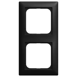 Πλαίσιο Διακόπτη Busch-Jaeger BJ 1722-915 2-fach Black matt - Busch-balance SI 2CKA001725A1569