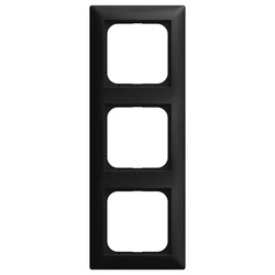Πλαίσιο Διακόπτη Busch-Jaeger BJ 1723-915 3-fach Black matt - Busch-balance SI 2CKA001725A1570