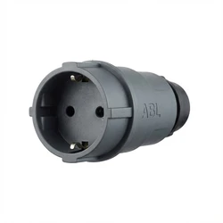 Φις Ρεύματος ABL 100000059 Compact SCHUKO. PP. Gray. IP20. Typ 1565