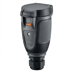 Φις Ρεύματος ABL 100000105 Professional SCHUKO. Elamid-2K. Black. sv. IP54. Typ 1