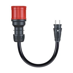 Αντάπτορας Go-e for Gemini flex 22 kW, CEE Red three-phase 32A > household socket (Black, 30cm)