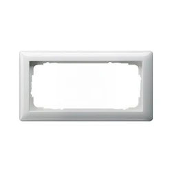 Πλαίσιο Διακόπτη GIRA 100203 Double without Center Bar, Pure White, Standard 55