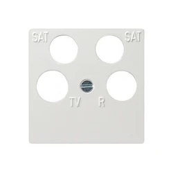 Πρίζα GIRA 025903 Central plate 4-fold Ankaro System 55 pureWhite ECG Astro