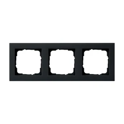 Πλαίσιο Διακόπτη GIRA 021309 3f Gira E2 Black
