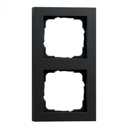Πλαίσιο Διακόπτη GIRA 021209 2f Gira E2 Black