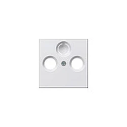 Πρίζα GIRA 086903 Antenna Socket Cover, System 55, Pure White