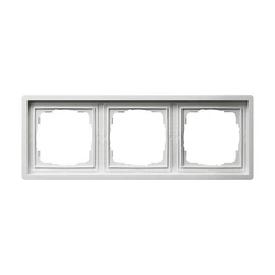 Πλαίσιο Διακόπτη GIRA 0213112 frame 3f pure White surface switch