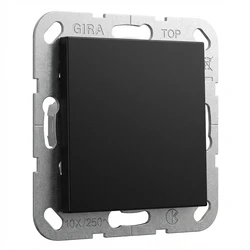 Πλαίσιο Διακόπτη GIRA 0268005 blind cover. Support ring System 55 Black