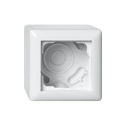 Πλαίσιο Διακόπτη GIRA 106103 AP-Housing 1f + frame Standard 55 ReinWhite