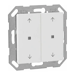 Διακόπτης GIRA 517403 KNX button rocker 2f arrows System 55 ReinWhite